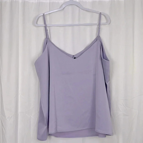 Nasty Gal Collection Lilac Satin Adjustable Straps Cami Size Size U.S 16 - Picture 2 of 6